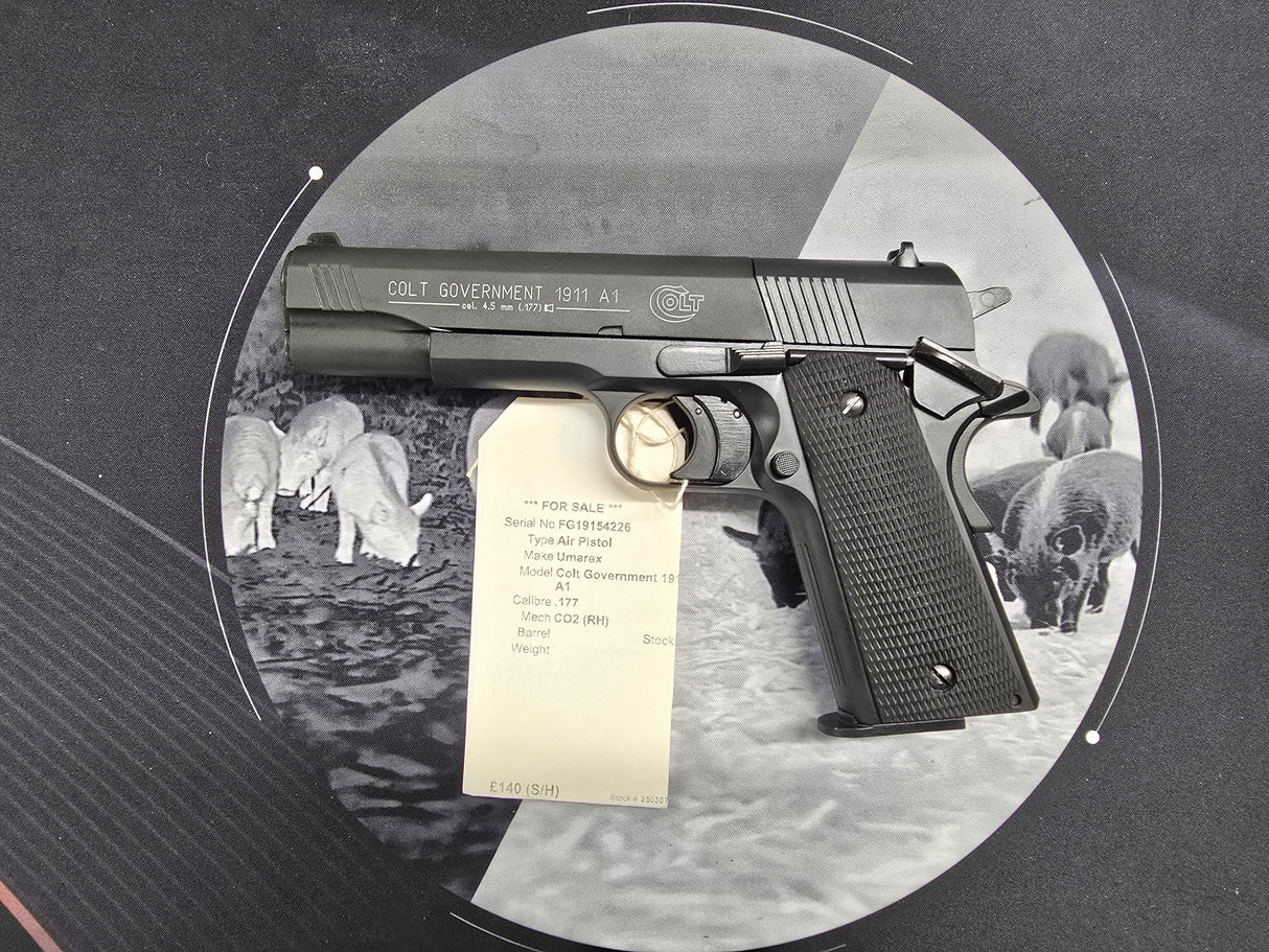 Second Hand Colt Government 1911 A1 Black .177