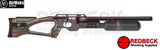 Air Maks Katran B Air rifle shown from the right hand side with brown grey laminate stock