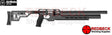 Air Maks Katran Pro air rifle shown from the right hand side with black tactical stock