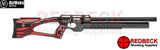 Air Maks Katran air rifle shown from the right hand side with red laminate stock