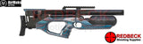 Airmaks Krait Airgun shown from the right hand side with blue laminate stock