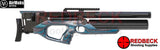 Air Maks Krait T L air rifle shown from the right hand side with blue laminate stock