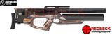 Air Maks Krait T L air rifle shown from the right hand side with brown grey laminate stock