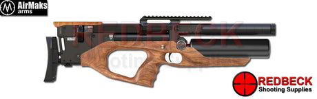 Air Maks Krait T shown from the right hand side with walnut stock