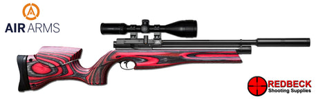 Air Arms s510 Ultimate sporter Red Laminate Regulated air rifle