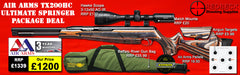 Air Arms TX200HC Hunter Carbine Ultimate Springer with Laminate Stock Package Deal