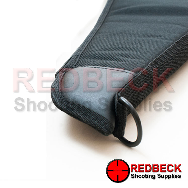 close up of airgun bag hanging buckle