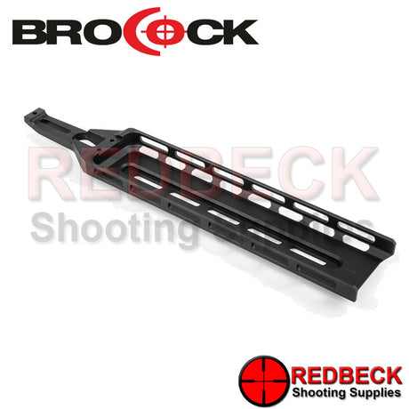 BRK Brocock Ghost MLOK ARCA extended front rail for BRK Ghost Air Rifle.