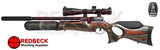 BSA R12 CLX AIR RIFLE WITH WILDERNESS LAMINATE STOCK, CARBON BOTTLE AND ADJUSTABLE CHEEKPIECE. LEFT HAND VIEW