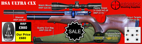 BSA Ultra CLX Air Rifle Bag Package Deal