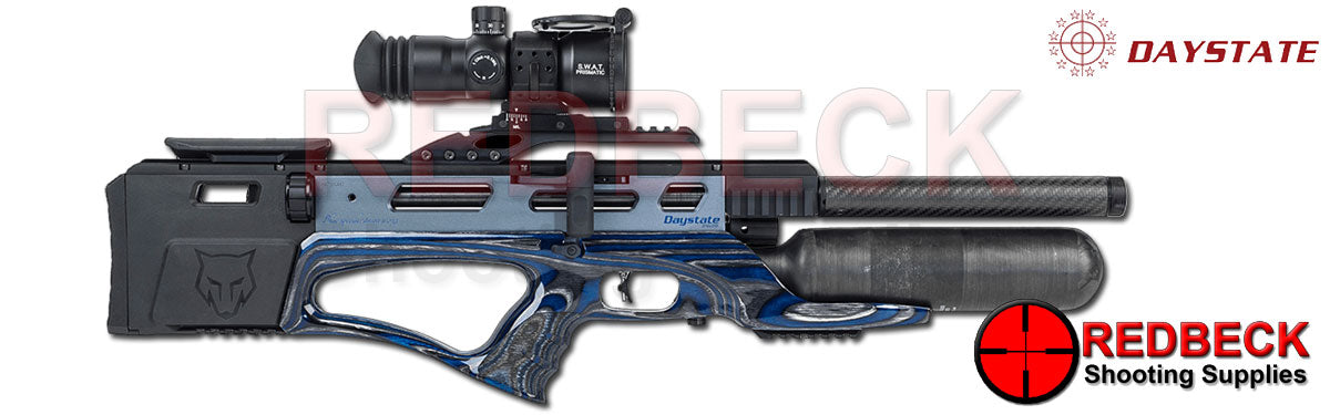 Daystate Alpha Wolf BLUE SPECIAL EDITION shown from right hand side.