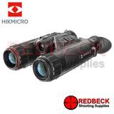 HIK MICRO HABROK 4K HE25L THERMAL BINOCULARS SHOWN FROM THE LEFT HAND SIDE