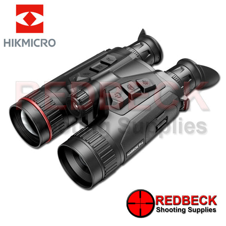 Hik Micro Habrok Pro HQ50L thermal imaging and digital night vision binoculars shown from the top