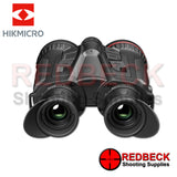 Hik Micro Habrok Pro HX60L thermal imaging and digital night vision binoculars shown from the back