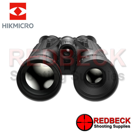 Hik Micro Habrok Pro HX60L thermal imaging and digital night vision binoculars shown from the front