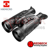 Hik Micro Habrok Pro HX60L thermal imaging and digital night vision binoculars shown from the top