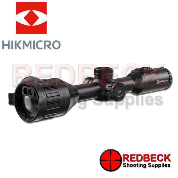 Hik Micro Stellar 3.0 SQ50l thermal imaging scope shown from the left hand side