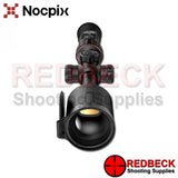 NOCPIX ACE S60R thermal rifle scope with LRF shown from the front