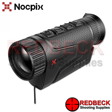 Nocpix Lumi L35 thermal monocular shown from the front