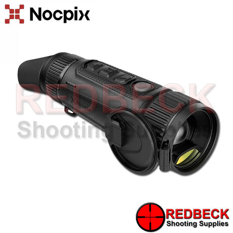 Nocpix Vista H35R thermal imaging monocular with LRF shown from right hand side