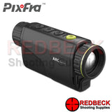 Pixfra ARC A419 thermal imaging monocular shown from the right hand side