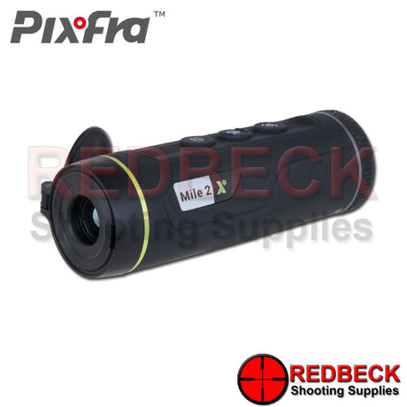 Pixfra mile 2 M20 M210 thermal imaging monocular shown from left hand side