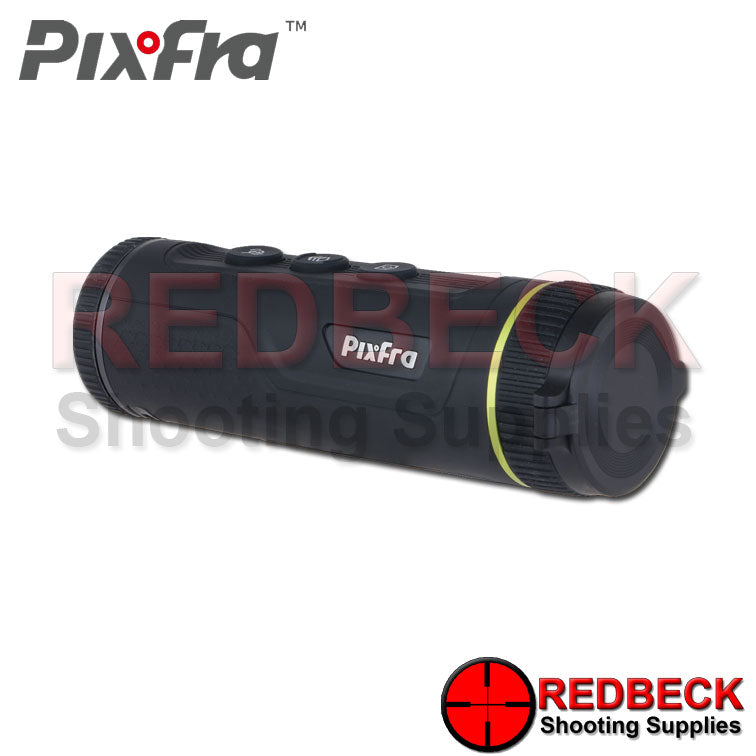 Pixfra mile 2 M20 M215M thermal imaging monocular shown from the right hand side