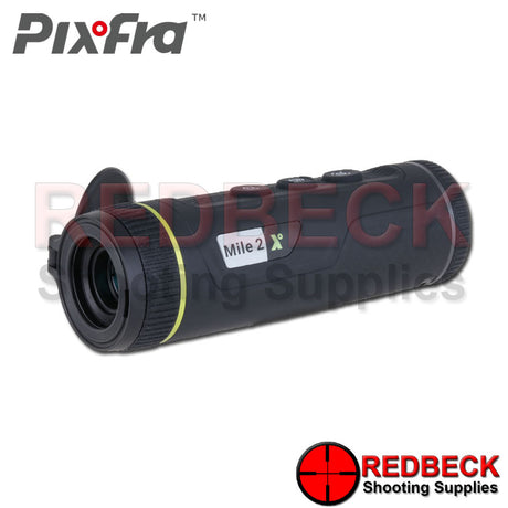 Pixfra mile 2 M40 M413 thermal imaging monocular shown from left hand side