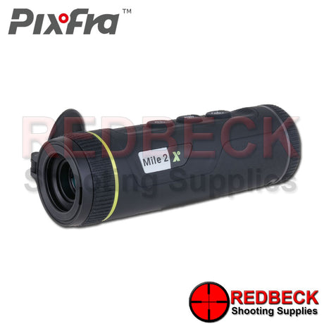 Pixfra Mile 2 M60 M619 thermal imaging monocular shown from left hand side