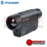 Pulsar Axion 2 XQ35 Pro thermal imaging monocular shown from the front