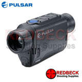 Pulsar axion XG30 Compact thermal imaging monocular shown from an angled left hand side