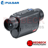 Pulsar axion XG30 Compact thermal imaging monocular shown from an angled right hand side