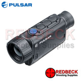 Pulsar Axion XG35 Compact thermal imaging monocular shown from the top