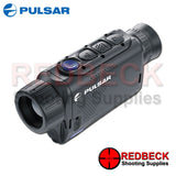 Pulsar Axion XQ30 Pro thermal imaging monocular shown from the top