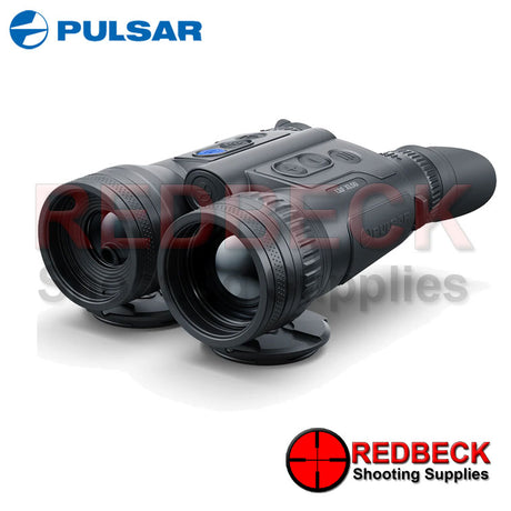 Pulsar Merger LRF XL50 thermal imaging binoculars shown from the front