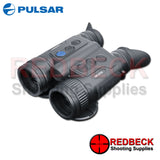 Pulsar Merger LRF XP35 thermal imaging binoculars shown from the top