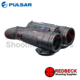 Pulsar Merger LRF XQ35 thermal imaging binoculars shown from the right hand side