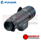 Pulsar Telos LRF XL50 thermal imaging monocular shown from the back