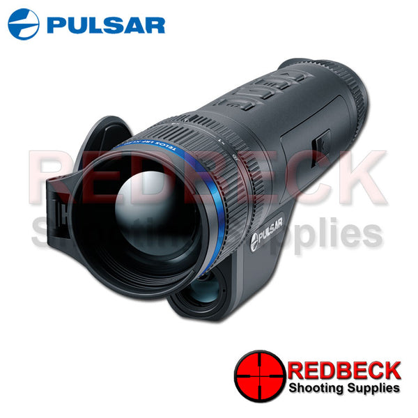 Pulsar Telos LRF XL50 thermal imaging monocular shown from the front