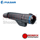 Pulsar Telos LRF XL50 thermal imaging monocular shown from the side