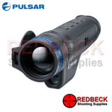 Pulsar Telos LRF XP50 thermal imaging monocular shown from the front