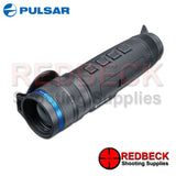 Pulsar Telos XG50 thermal imaging monocular shown from the top