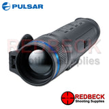 Pulsar Telos XL50 thermal imaging monocular shown from the front