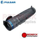 Pulsar Telos XL50 thermal imaging monocular shown from the top