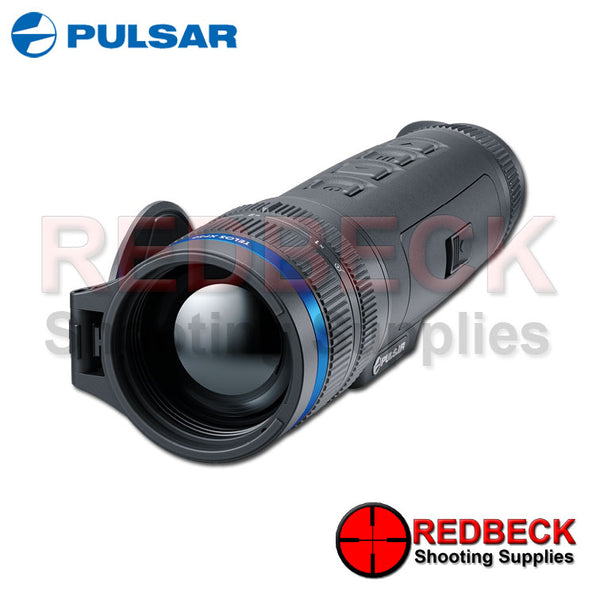 Pulsar Telos XP50 thermal imaging monocular shown from the front