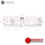 Diagram for Hawke Vantage 3-9×40 AO 30/30 scope