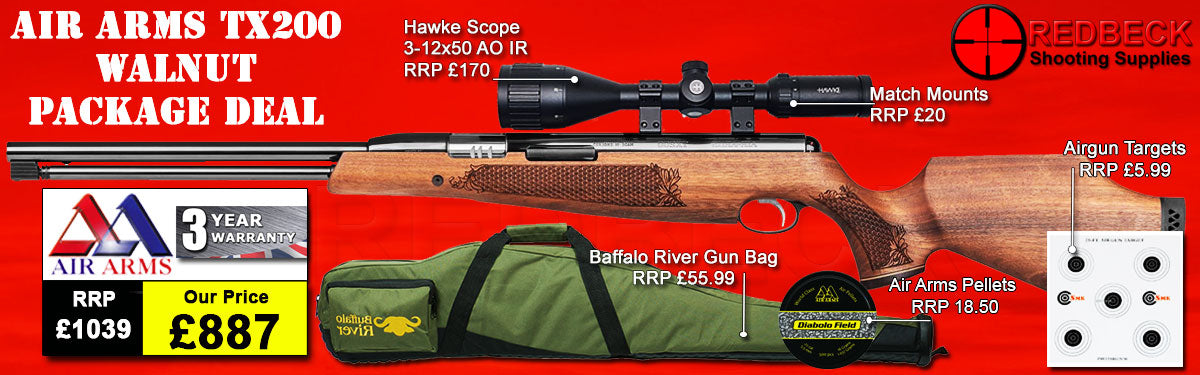 Air Arms TX200 Full Length Walnut Package Deal