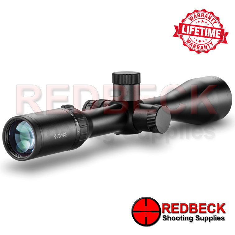 Hawke Airmax 30 WA Wide Angled SF Second Focal Plane  6-24×50 SF Scope