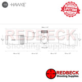 Hawke Airmax 30 WA Wide Angled SF Second Focal Plane  4-16×50 SF Scope