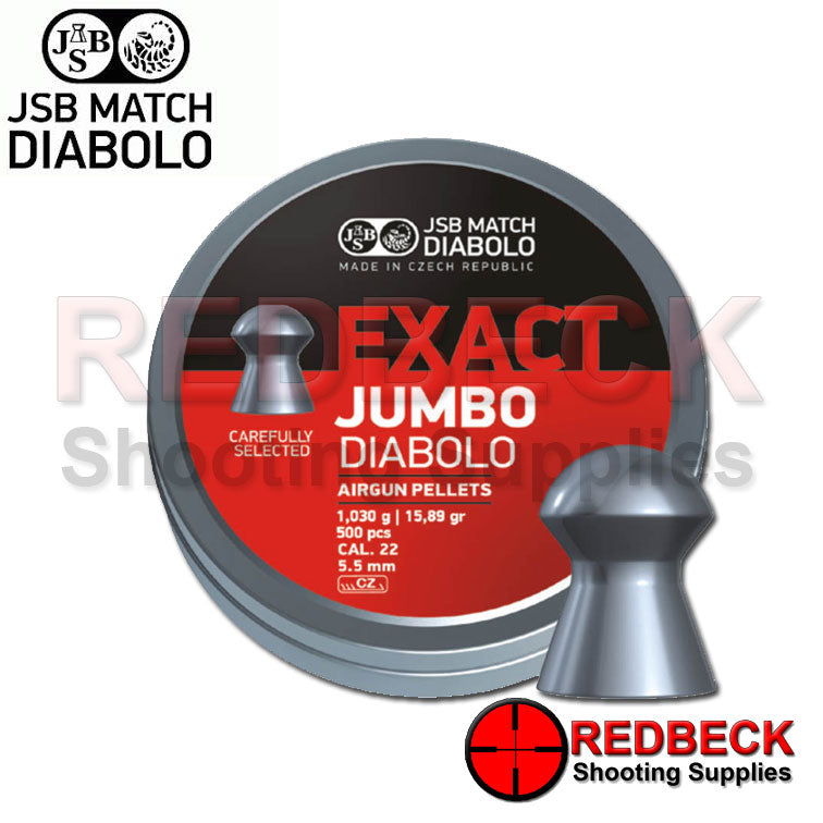 Jsb Exact Diabolo Pellets Redbeck Shooting Supplies 6100